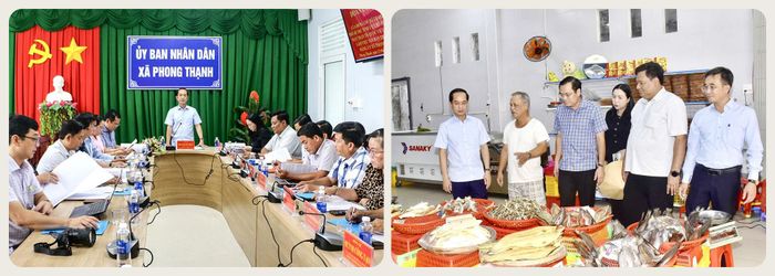 Phó Bí thư Tỉnh ủy Cà Mau Hồ Thanh Thủy làm việc với Ban Thường vụ Đảng ủy xã Phong Thạnh về việc nghiên cứu lập quy hoạch chi tiết Khu dịch vụ du lịch Tắc Sậy.