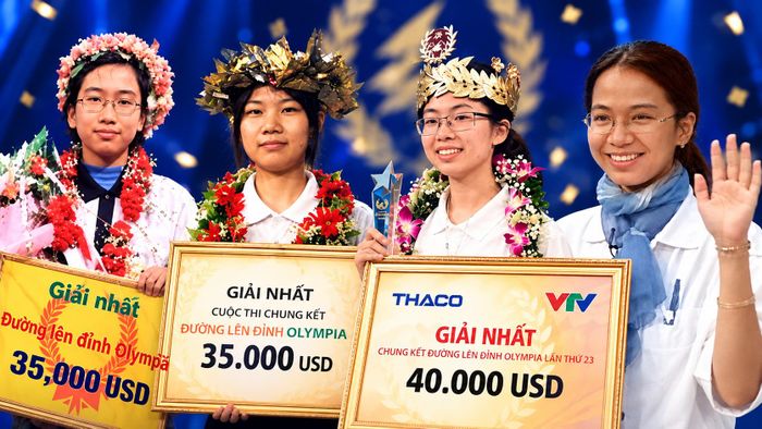 4 nữ quán quân từng vô địch chung kết Đường lên đỉnh Olympia.