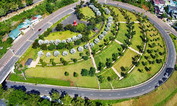 Dự án trồng cây xanh do Công ty Công Minh thực hiện ở TP Gia Nghĩa, tỉnh Đắk Nông (nay là tỉnh Lâm Đồng).