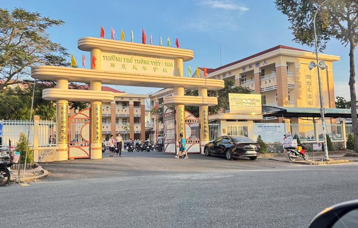 Trường Phổ thông Việt - Hoa ở Cần Thơ. (Ảnh: An Duy).