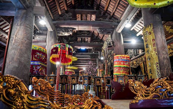 Đình Đại Phùng có kiến trúc cổ độc đáo. Ảnh: Sơn Bách