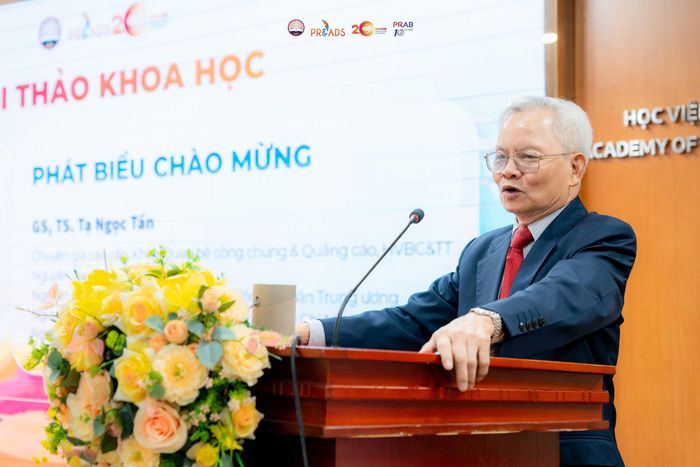 Giáo sư, Tiến sĩ Tạ Ngọc Tấn. Ảnh: BTC