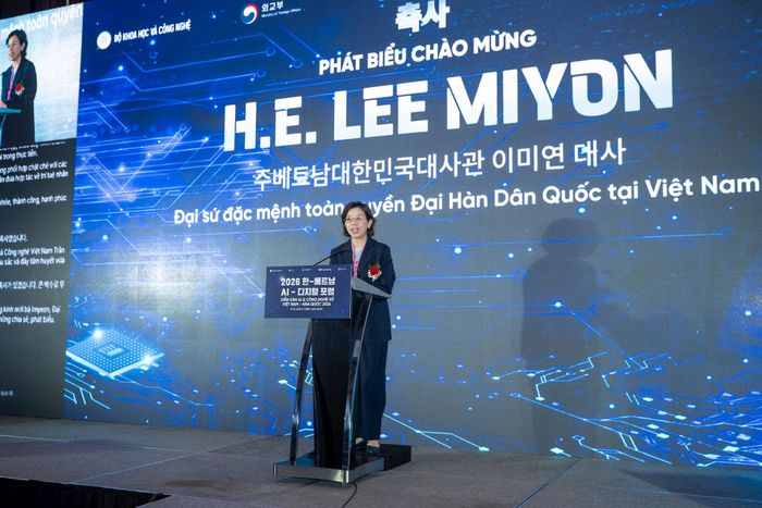 Đại sứ đặc mệnh toàn quyền Hàn Quốc tại Việt Nam Lee Mi-yon. Ảnh: V.H