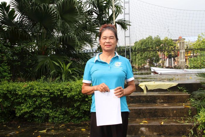 Bà Nguyễn Thị Chờ, Chi hội trưởng phụ nữ tận tâm với công tác hòa giải. Ảnh: Biên Phạm