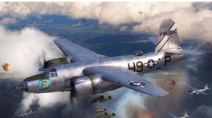 Trong khi đó, B-26 Marauder do Martin sản xuất cũng được đưa vào biên chế trong giai đoạn đầu chiến tranh. Cả hai đều sử dụng hai động cơ, nhưng không được thiết kế hoàn toàn giống nhau.