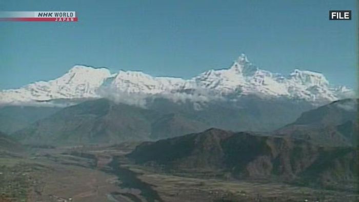 Dãy núi Himalaya. Ảnh: NHK