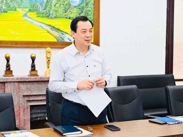  Cục trưởng Nguyễn Trùng Khánh phát biểu tại buổi làm việc 
