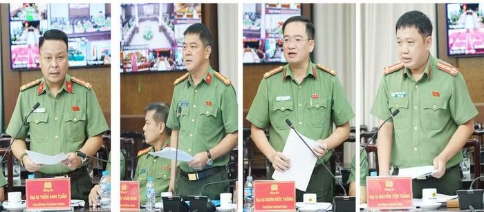 Các đại biểu tham luận tại Hội nghị