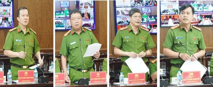 Các đại biểu tham luận tại Hội nghị