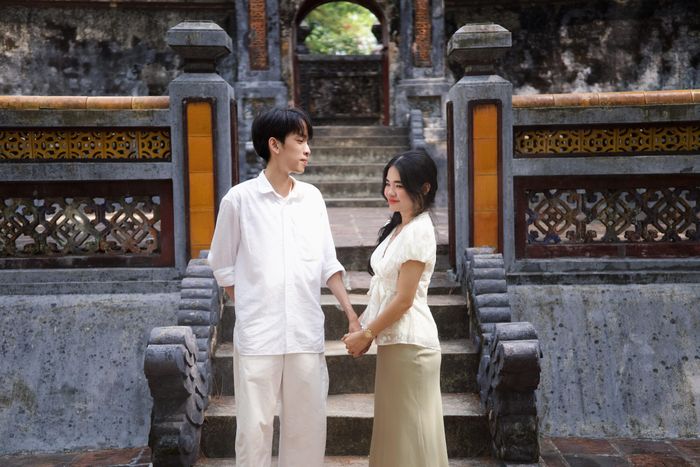  Cặp đôi dự định “góp vốn” để xây dựng một thư viện nho nhỏ. Ảnh: NVCC. 