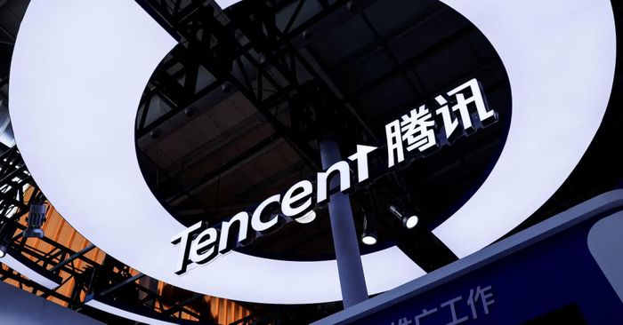  Các ông lớn công nghệ Trung Quốc như Tencent cũng đang chi khoản tiền rất lớn cho hạ tầng AI. Ảnh: Reuters. 