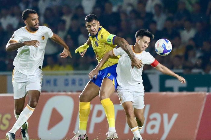Đội trưởng Brenner ghi bàn quyết định, giúp Bắc Ninh đánh bại HAGL. Ảnh: HAGL FC.