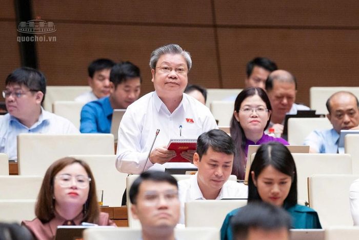 Đại biểu Bùi Văn Dũng phát biểu