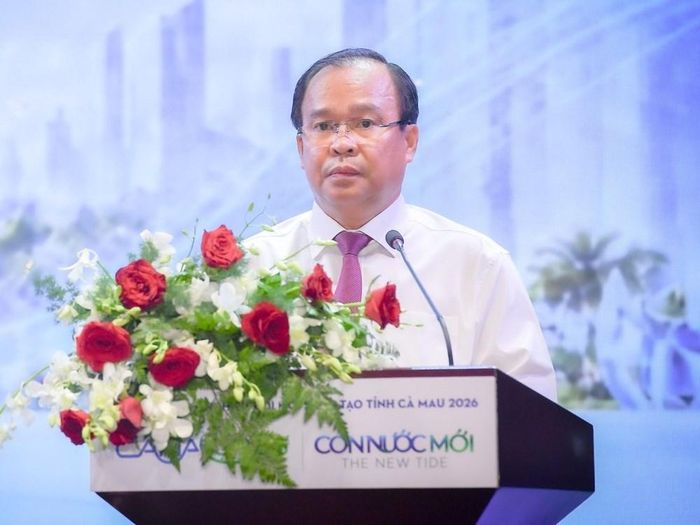 Phó Chủ tịch UBND tỉnh Cà Mau Nguyễn Minh Luân phát biểu