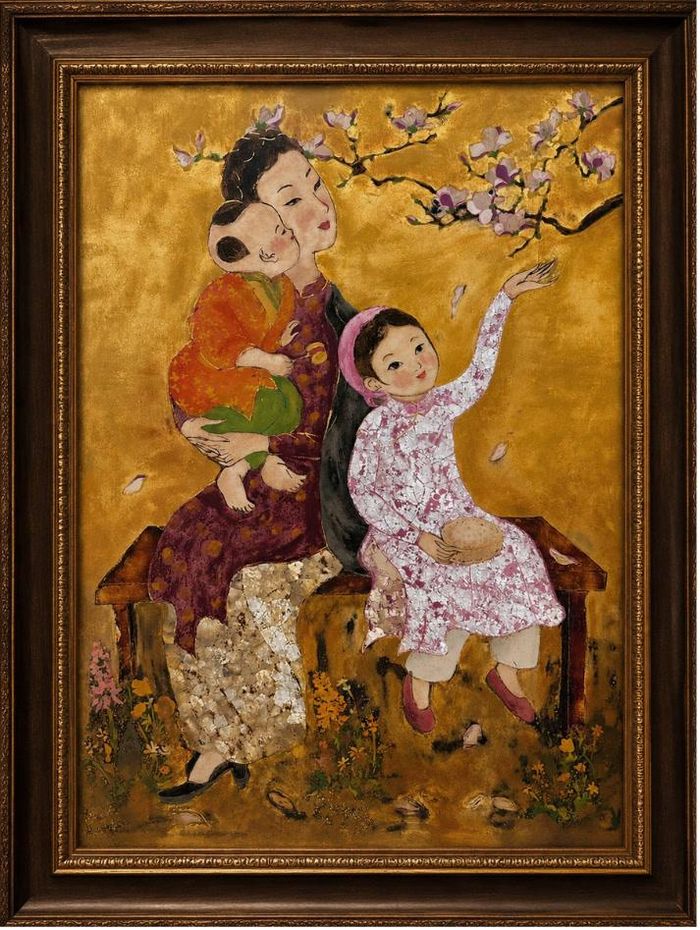 Tác phẩm "Gia Xuân" của họa sĩ Lily Lai