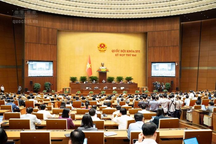 Quốc hội thảo luận tại Hội trường về tình hình phát triển kinh tế - xã hội