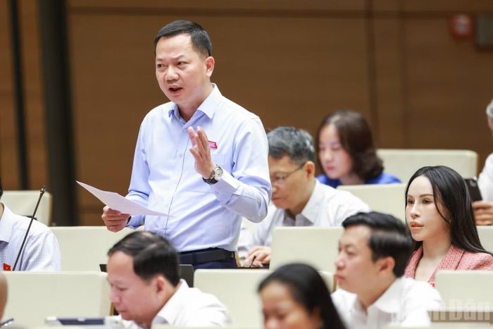 Đại biểu Trịnh Xuân An (Đoàn thành phố Đồng Nai).