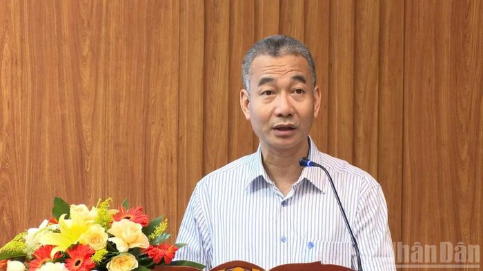 Ông Lê Quý Tiệp, Phó Vụ trưởng Vụ Vận tải và An toàn giao thông (Bộ Xây dựng). (Ảnh: HIỂN CỪ)