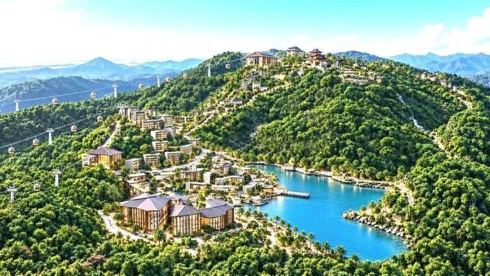 Phối cảnh dự án quần thể du lịch sinh thái, nghỉ dưỡng núi U Bò-hồ Thác Chuối. (Ảnh: HG)