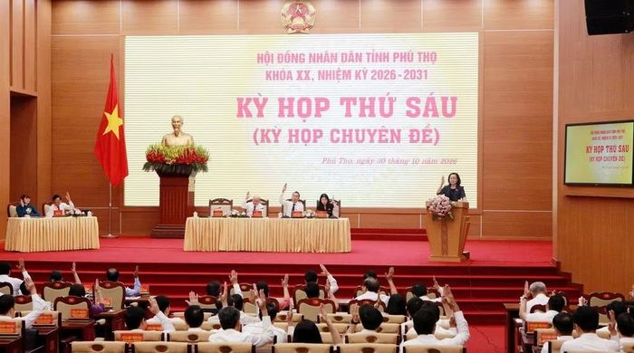 Các đại biểu thông qua Nghị quyết đầu tư xây dựng cầu Hai Bà Trưng. (Ảnh: NGỌC LONG)
