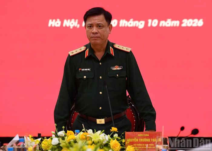 Thượng tướng Nguyễn Trường Thắng chủ trì Hội nghị Ban chỉ đạo Triển lãm Quốc phòng quốc tế Việt Nam 2026.