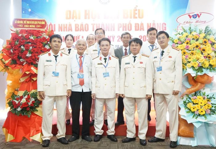 Các đại biểu thuộc Ban chuyên đề Công an thành phố Đà Nẵng đến dự đại hội