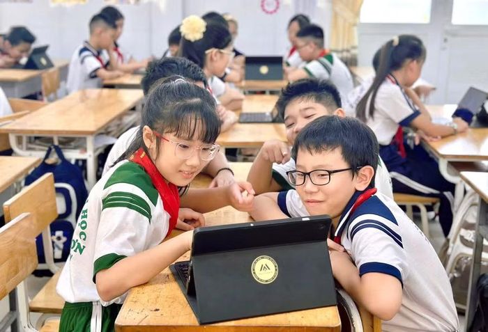 Hoạt động học tập tại Trường Tiểu học Trần Văn Ơn
