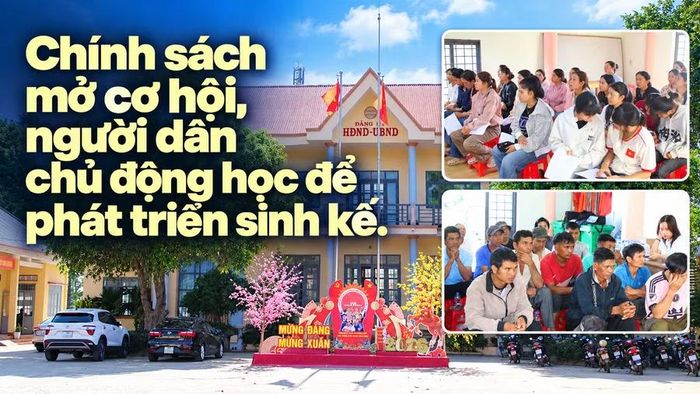 UBND xã Ea Kly, tỉnh Đắk Lắk. (Ảnh: Thế Hùng)