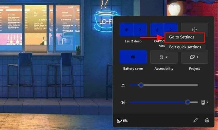 Nhấp chuột phải vào biểu tượng Bluetooth và chọn.