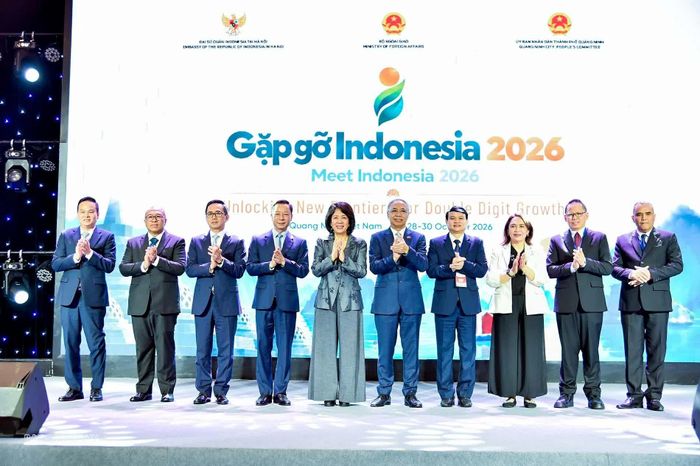 Thứ trưởng Nguyễn Thị Hoàng Vân cùng các đại biểu tham dự Hội nghị Gặp gỡ Indonesia năm 2026.