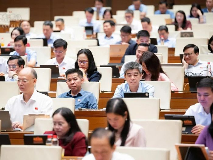 Các đại biểu tham dự phiên họp.