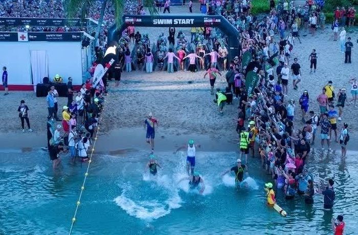 Các vận động viên chinh phục cự ly IRONMAN 70.3. (Nguồn: BTC)