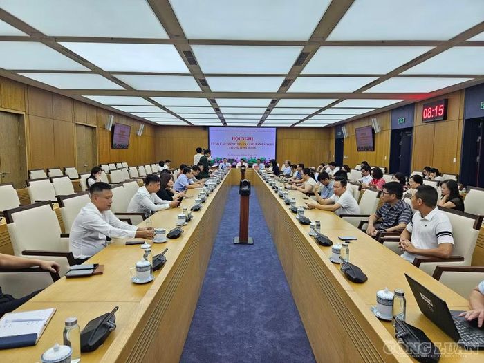 Quang cảnh Hội nghị Cung cấp thông tin và Giao ban báo chí tháng 10 năm 2026.