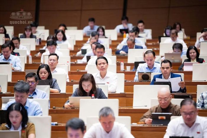Các đại biểu tham gia phiên họp (ảnh QH).