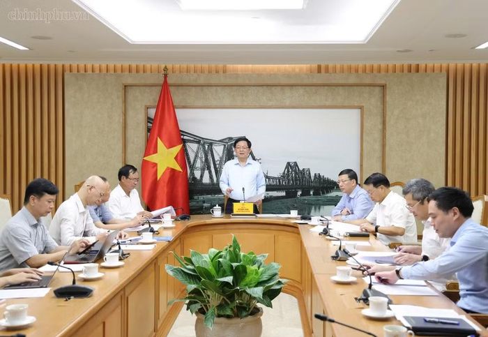 Phó Thủ tướng Hồ Quốc Dũng chủ trì cuộc họp về tình hình sản xuất, tiêu thụ, xuất nhập khẩu nông lâm thuỷ sản - Ảnh: CP