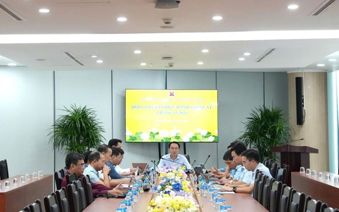 Điểm cầu tại Trung tâm điều hành sản xuất tại Quảng Ninh. 