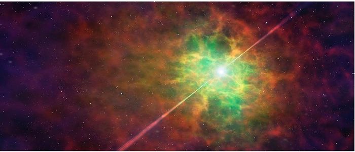 Ảnh mô phỏng về sao xung. Nguồn: Science Photo Library 