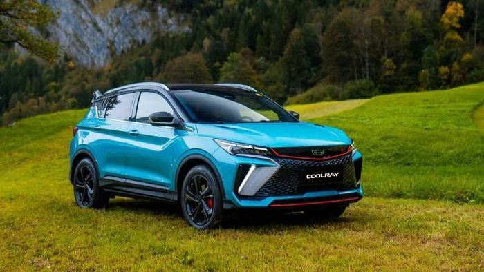 Geely Coolray nằm trong phân khúc B-SUV vốn chật chội nhất tại thị trường Việt Nam. Ảnh: Geely
