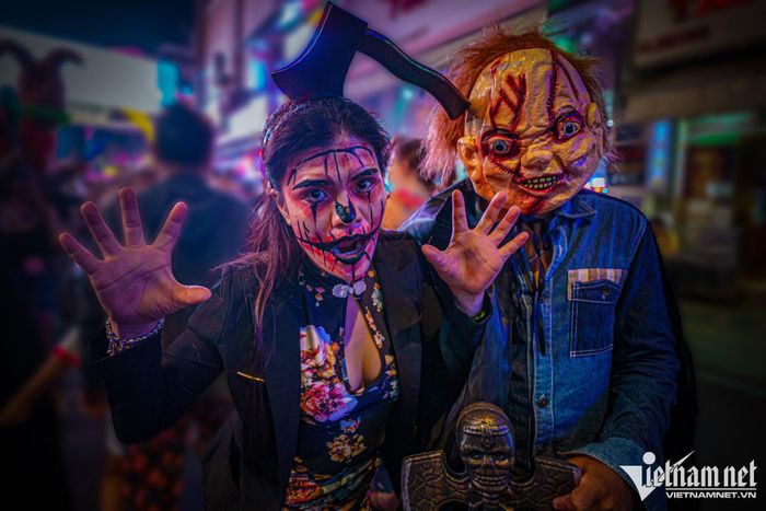 Giới trẻ Việt hào hứng hóa trang nhân dịp lễ hội Halloween. Ảnh: Chí Hùng