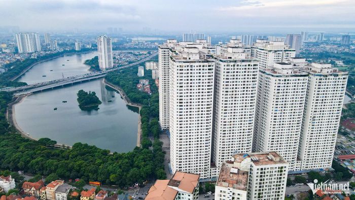 Tổ hợp chung cư HH Linh Đàm. Ảnh: Thạch Thảo