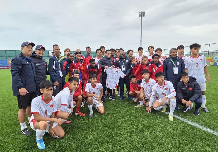U15 Việt Nam thu được nhiều bài học. Ảnh: VFF