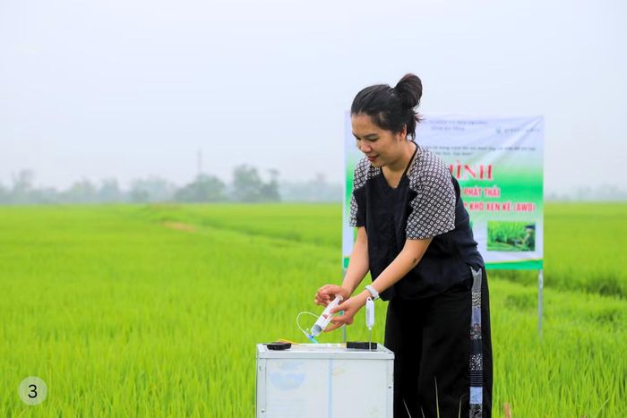  Đoàn tham quan của xã Đức Thọ tìm hiểu thông tin tại Tổ hợp nông nghiệp hữu cơ – kinh tế tuần hoàn sinh thái 4F Quế Lâm tại TP Huế (ảnh 1). Vừa qua xã Cẩm Bình (Hà Tĩnh) phối hợp với Trường Đại học Hà Tĩnh tổ chức thả cá giống, chính thức triển khai mô hình thí điểm lúa - cá theo hướng hữu cơ, tuần hoàn (Ảnh 2). Các địa phương tiếp tục thực hiện mô hình canh tác lúa giảm phát thải (Ảnh 2). 