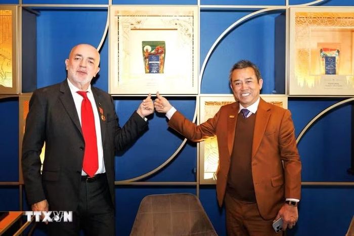 Thành công của dòng Fine Robusta Hàm Rồng tại Italy là minh chứng sống động cho bước chuyển mình chiến lược của ngành nông sản Việt Nam. (Ảnh: TTXVN)
