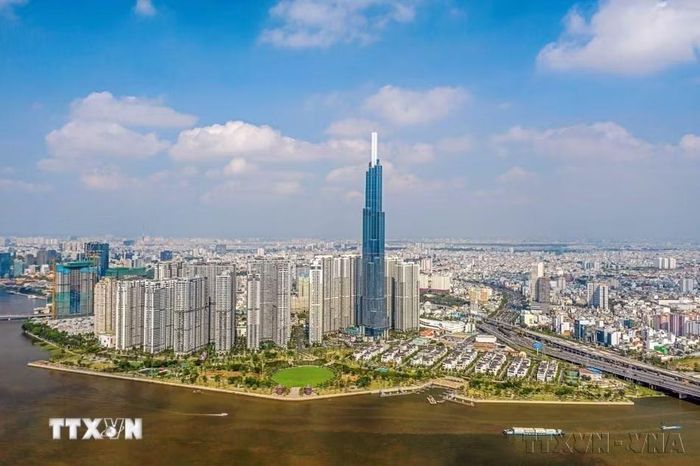 Một góc Thành phố Hồ Chí Minh. (Ảnh: TTXVN)