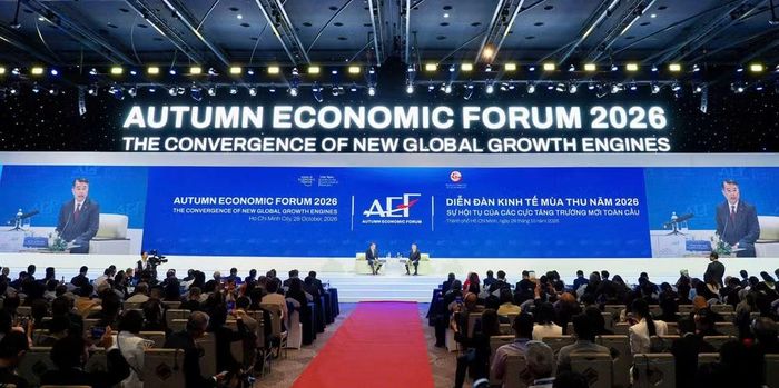 Diễn đàn Kinh tế Mùa thu 2026 quy tụ hơn 1.800 đại biểu, 250 diễn giả đến từ 60 quốc gia và vùng lãnh thổ. (Ảnh: PV/Vietnam+)