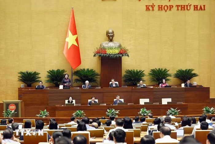 Phó Chủ tịch Quốc hội Nguyễn Thị Hồng phát biểu. (Ảnh: Doãn Tấn/TTXVN)