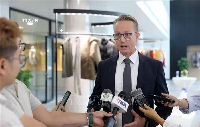 Ông Lar Christensen, CEO Tập đoàn Spectre (Vương quốc Đan Mạch) đánh giá cao tốc độ tăng trưởng kinh tế của Việt Nam thời gian gần đây.