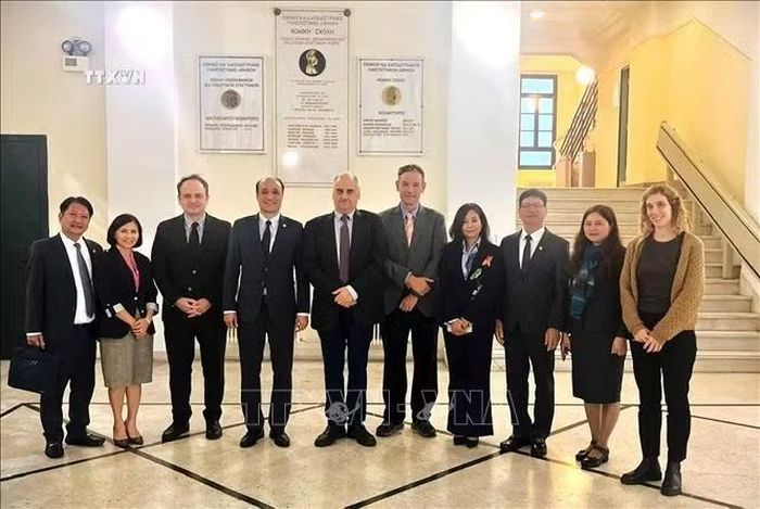 Hợp tác giáo dục là một trong những nội dung hợp tác ưu tiên giữa Việt Nam và Hy Lạp.Ảnh: ĐSQ Việt Nam tại Hy Lạp cung cấp, TTXVN phát