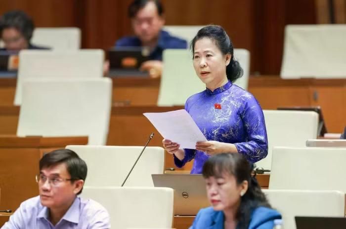 Đại biểu Tô Ái Vang (Đoàn thành phố Cần Thơ)