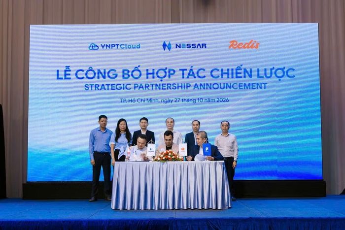 Trong khuôn khổ CloudWave 2026, VNPT Cloud, Nessar và Redis đã thực hiện ký kết hợp tác chiến lược, góp phần tăng cường kết nối và mở rộng cơ hội phối hợp phát triển các giải pháp công nghệ phục vụ doanh nghiệp